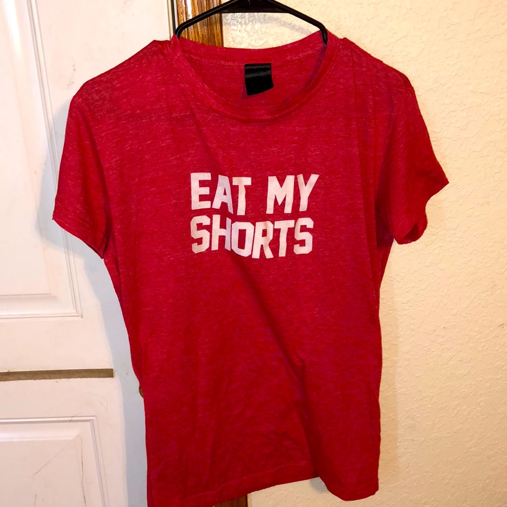 Eat My Shorts red T-Shirt